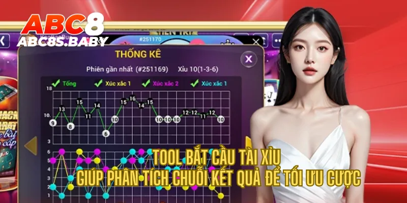 Tool bắt cầu Tài Xỉu giúp phân tích chuỗi kết quả để tối ưu cược
