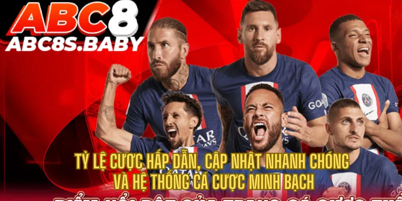 Tỷ lệ cược hấp dẫn, cập nhật nhanh chóng và hệ thống minh bạch